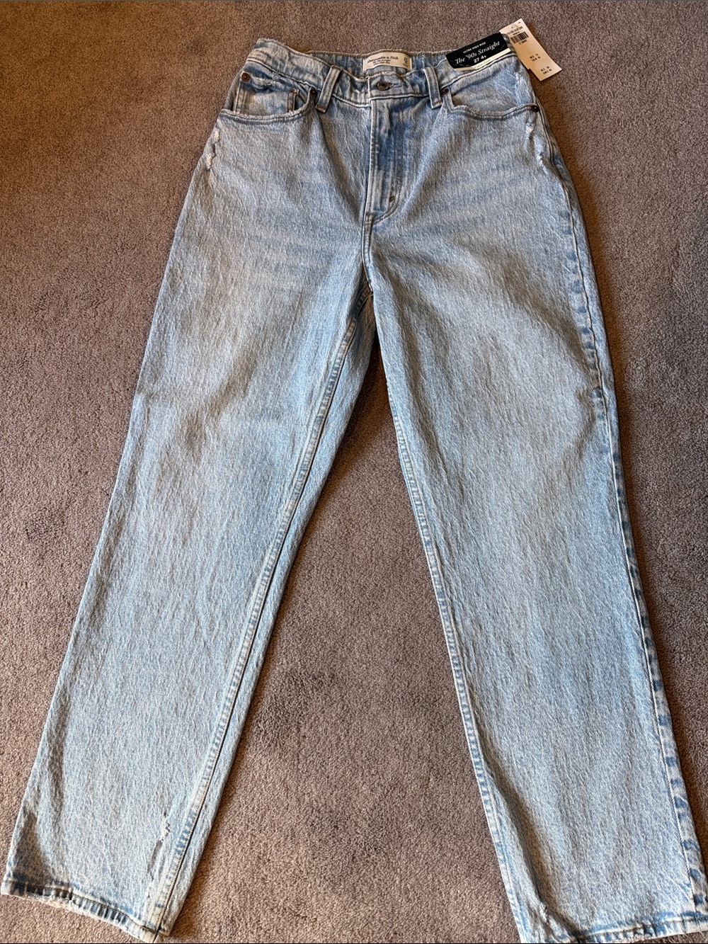 Abercrombie The 90’s Staright ultra high rise Women’s Jeans